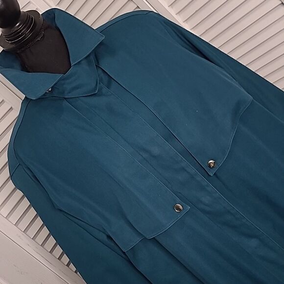 J.G, HOOK SZ 14 64% Cotton 40% Poly trench coat with removeable lining - Picture 2 of 15